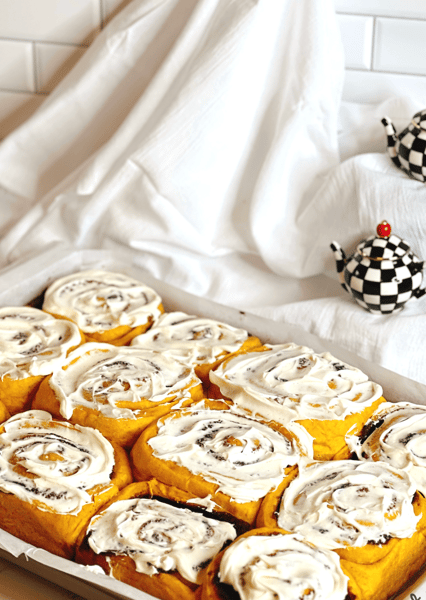 Picture for NEW!  Better than Bakery: Cinnamon Crunch Bagels & Pumpkin-Pumpkin—Spice Cinnamon Rolls Online via Zoom