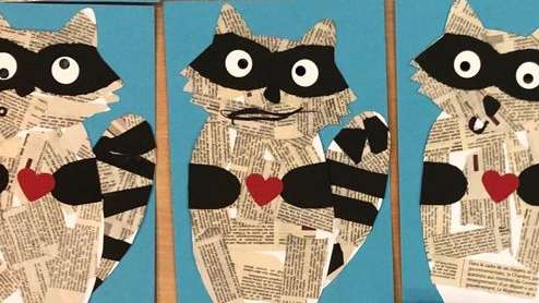 Image for Raccoon Collage