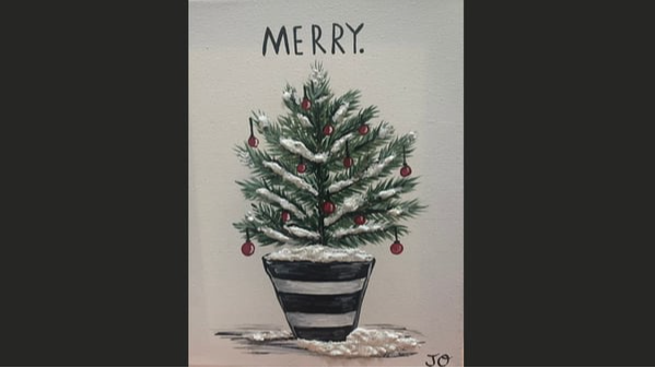 Picture for: Merry Little Tree Acrylic Painting With Jacki Oltz