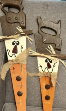 Picture for: Vintage Handsaw Scarecrow Craft
