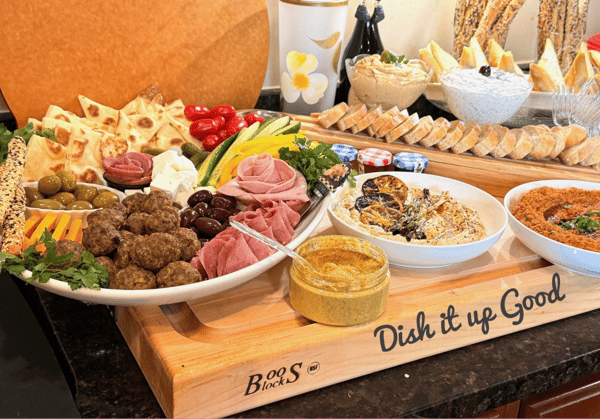 Picture for: Festive Mediterranean Mezze Charcuterie Board!