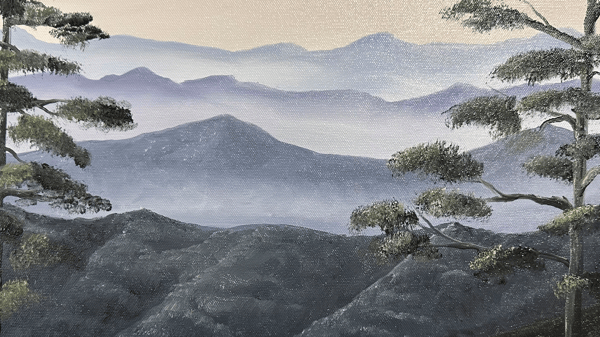 Picture for: Distant Mountains Oil Painting