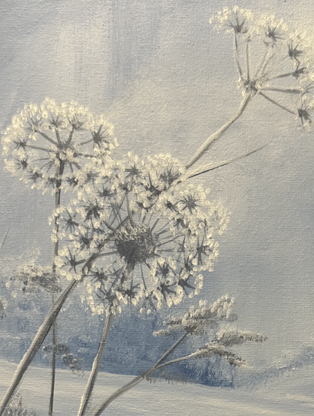 Picture for: Winter Flowers Acrylic Painting