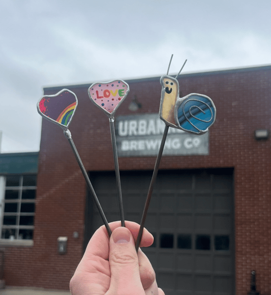 Course Stained Glass Plant Stakes Workshop image 1