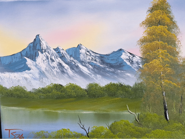 Picture for: Learn to Paint Like Bob Ross (Calm Autumn Mountain)