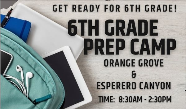 Picture for: 6th GRADE PREP CAMP - ESPERERO CANYON