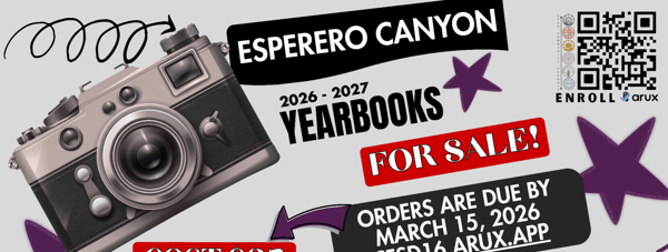 Image for PURCHASE YOUR ESPERERO CANYON MIDDLE SCHOOL YEARBOOK