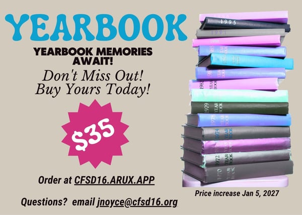 Image for PURCHASE YOUR ORANGE GROVE MIDDLE SCHOOL YEARBOOK
