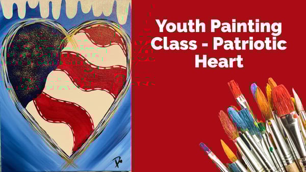 Picture for: Youth Painting Class - Patriotic Heart