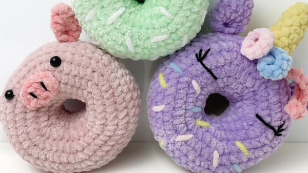 Picture for: Crochet a Donut Buddy: Amigurumi Toy Workshop