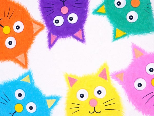 Picture for: "Parent & Me" Painting - Bright Kitties