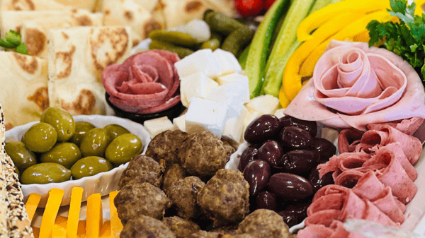 Picture for: Festive Mediterranean Mezze Charcuterie Board!