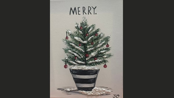 Picture for: Merry Little Tree Acrylic Painting With Jacki Oltz