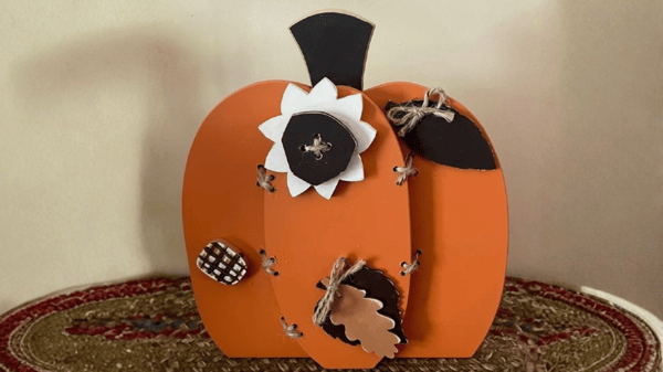 Picture for: Rustic Pumpkin Shelf Sitter with Jacki Oltz