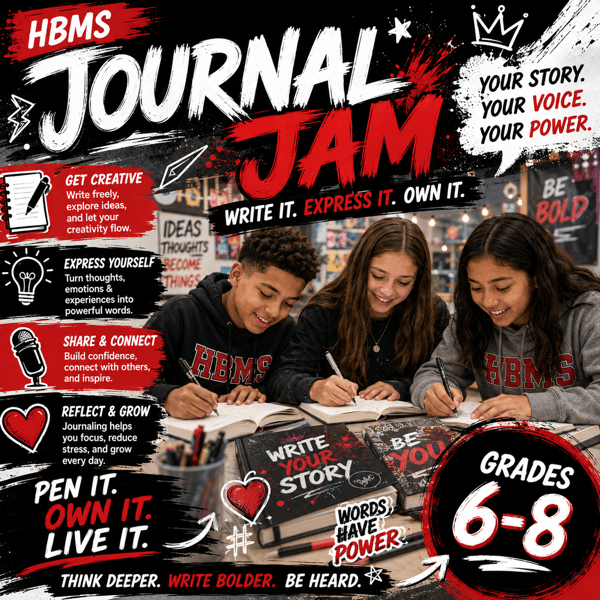 Picture for: Journal Jam for Grades 6th-8th