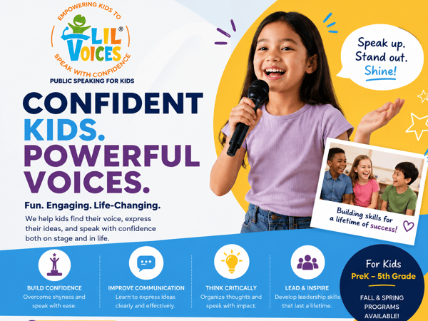 Picture for: Lil' Voices- Public Speaking & Confidence-Building for Grades 6-8
