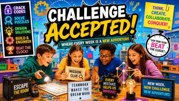 Picture for: Challenge Accepted! Where every week is a new adventure! for Grades 3-5