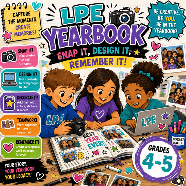 Picture for: LPE Yearbook - Snap It, Design It, Remember It! for Grades 4-5