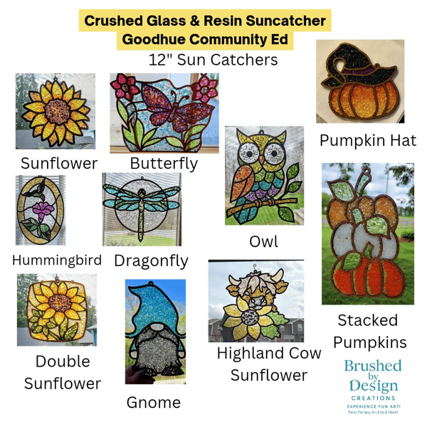 Course Crushed Glass & Resin Sun Catcher Class image 1
