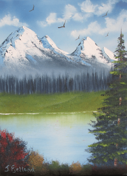 Course Bob Ross "Wet-on-Wet" Painting, Ages 12+ image 5