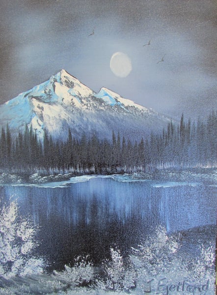 Picture for: Bob Ross "Wet-on-Wet" Painting, Ages 12+