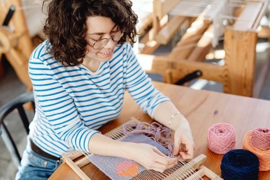Image for Learn to Knit Using a Loom
