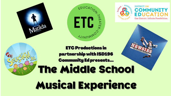 Picture for Middle School Musical Experience (grades 7-9)