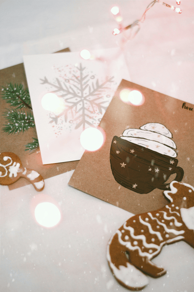 Picture for Hand-Stamped Holiday Cards