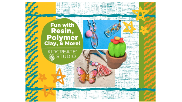 Course Fun with Resin, Polymer Clay and More (ages 9-14) image 1
