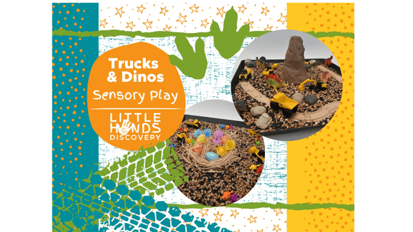 Picture for Trucks and Dinos Sensory Play (adult and child 18 mos-6 yrs)
