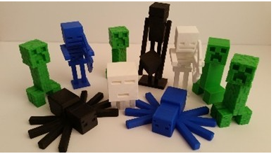 Picture for 3-D Printing: Minecraft-Inspired (grades 3-7)