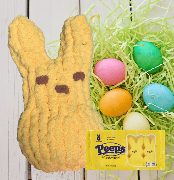 Picture for: Peep The Finger-Knit Bunny