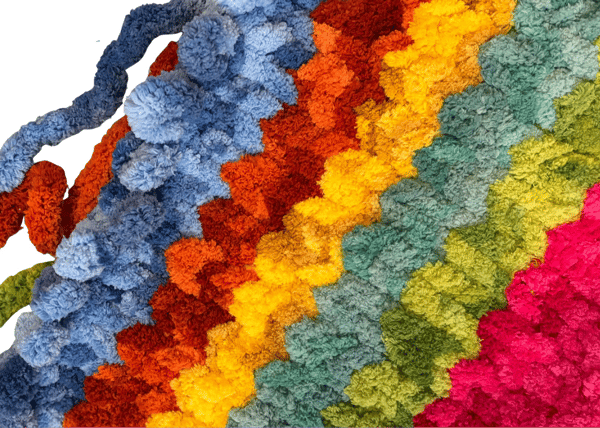 Picture for: Rainbow Chunky Blanket