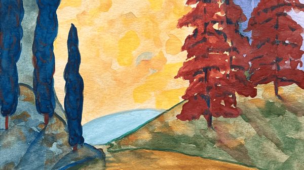 Picture for: Watercolor Landscape Painting