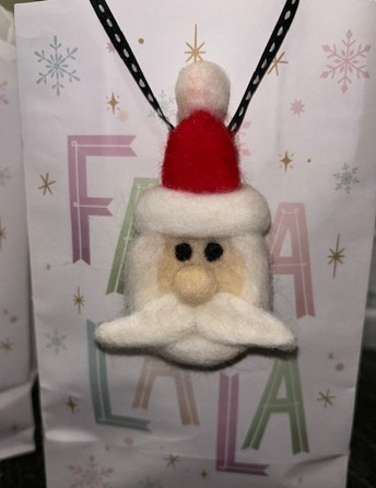 Course Needle Felted Holiday Ornaments image 1