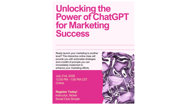 Image for Unlocking the Power of ChatGPT for Marketing Success