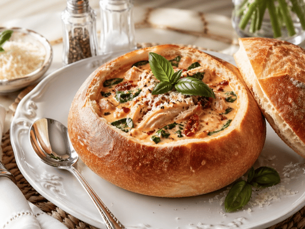 Course Soups & Bread Bowls: Marry Me Chicken Soup, Chicken Pot Pie Soup & Homemade Italian Bread Bowls! image 2