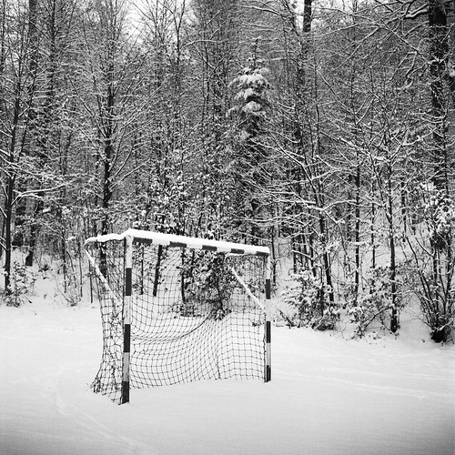 Goals in the snow