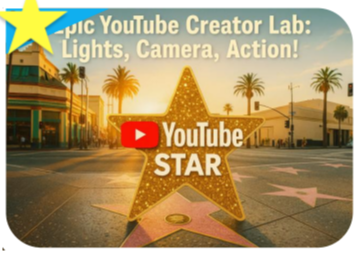 Picture for: Epic YouTube Creator Lab: Lights, Camera, Action!