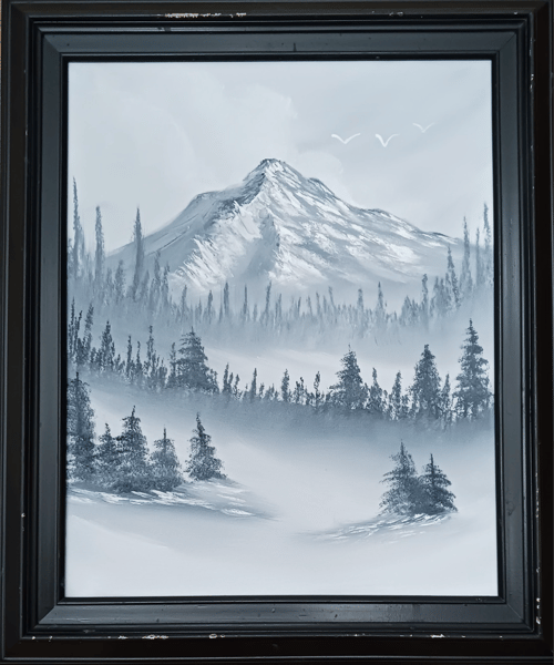Picture for: Bob Ross Oil Painting Paint It & Take It Class - Whispering Mountain Pines