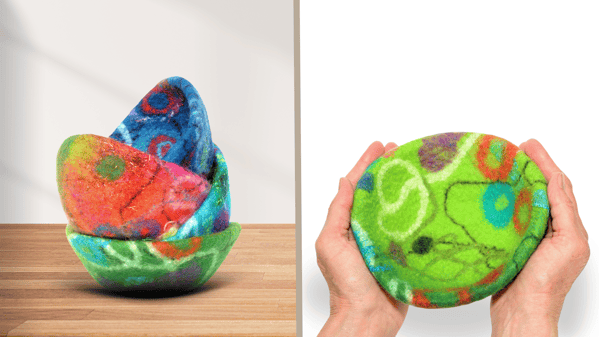 Picture for Felted Bowls: Bits & Pieces