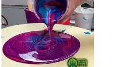 Course K-2 Sparkle & Splash: Glitter Mania + Pour Painting image 1
