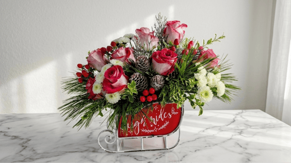 Picture for Holiday Blooms: A Festive Floral Arrangement for the Season