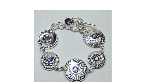 Course Bohemian Silver Bracelet image 1