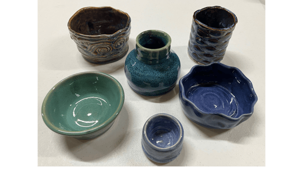 Image for Adult Pottery - Hand Building & Wheel Instruction with Stoneware Clay
