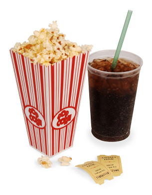 popcorn and movie