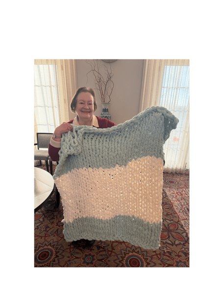 Course Hand Knit Your Own Chunky Blanket image 2