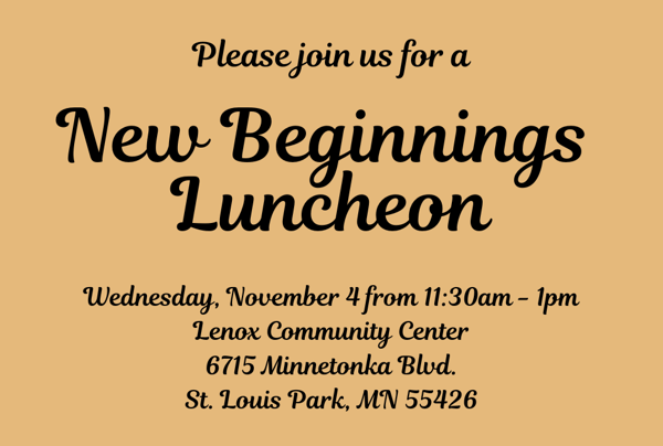 Picture for New Beginnings Luncheon