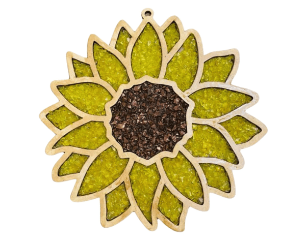 Course Crushed Glass Suncatcher image 1