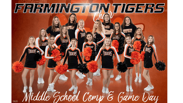 Course Competition Cheerleading - MIDDLE SCHOOL ORANGE TEAM 2025-2026 image 1